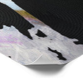 バケーショントロピカルパームズ芸術的ウォーターカラーシルオウ ポスター (角)