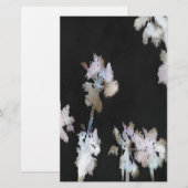 バケーショントロピカルパームズ芸術的ウォーターカラーシルオウ 便箋 (正面/裏面)