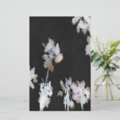バケーショントロピカルパームズ芸術的ウォーターカラーシルオウ 便箋 (スタンド正面)