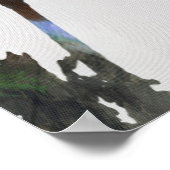 バケーショントロピカルパームズ芸術的ウォーターカラー ポスター (角)