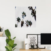 バケーショントロピカルパームズ芸術的ウォーターカラー ポスター (ホームオフィス)