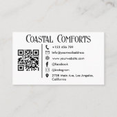 バケーションハウスモダンレンタルカスタム| QRコード 名刺 (裏面)