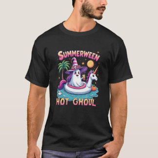バケーションハローウィンパーティグおもしろいループSummerween Wi Tシャツ
