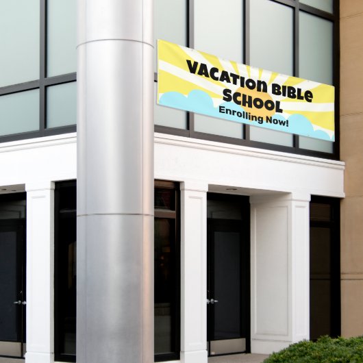 バケーションバイブルスクールバナー 横断幕 (ビルの外側)