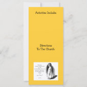 バケーションバイブルスクール招待状カード (裏面)