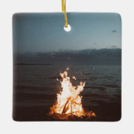 バケーションパーソナライズされた、家族休暇カスタムギフト セラミックオーナメント