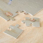 バケーションビーチキャットアンダーパームツリー ジグソーパズル (側面)