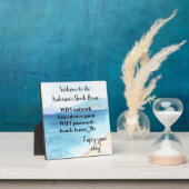 バケーションビーチホームWIFI情報ウォーターカラー フォトプラーク (インサイチュ)