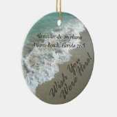 バケーションビーチ土産クリスマスオーナメント セラミックオーナメント (右)