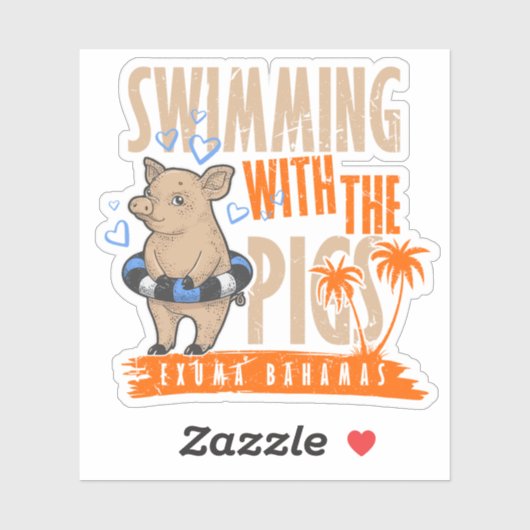 バケーションピッグスエクスマバハマステッカークルーズ シール (シート)