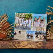 バケーションファミリーフォトコラージュ5写真 フォトプラーク (側面)