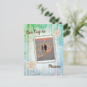 バケーションフォトグ動揺してッズ ポストカード (スタンド正面)