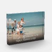 バケーションフォトファミリー懇親会またはメモリのお土産 フォトブロック (左)