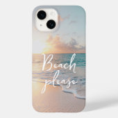 バケーションブリスビーチ海サマーリラックスズアート Case-Mate iPhoneケース (裏面)