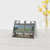 バケーションホームノートカード カード (黄色い花)