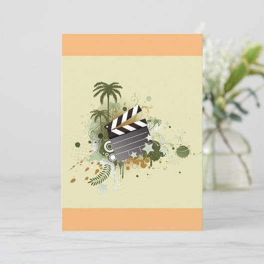 バケーションムービーシーン招待状 招待状