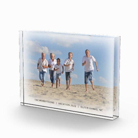 バケーションメモリーズオーバーレイフレームファミリー フォトブロック (右)