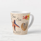 バケーションメモリーズラテカップ カフェラテマグ (右アングル)