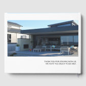 バケーションモダンミニマルレンタルゲストブック ゲストブック (裏面)