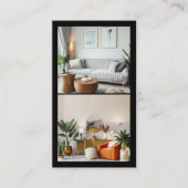 バケーションモダンレンタルカスタム写真 名刺 (正面)