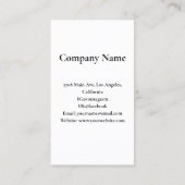 バケーションモダンレンタルカスタム写真 名刺 (裏面)