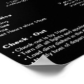 バケーションモダンレンタルハウスウェルカムポスター ポスター (角)