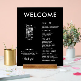 バケーションモダンレンタルハウスウェルカム アクリルサイン