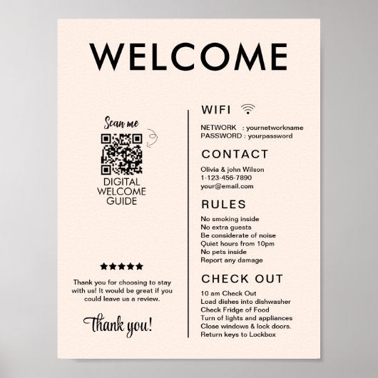 バケーションモダンレンタルハウスウェルカム ポスター (正面)