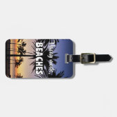 バケーションモード、ビーチラゲージタグ ラゲッジタグ (正面横)