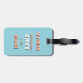 バケーションモード、ビーチラゲージタグ ラゲッジタグ (裏面横)