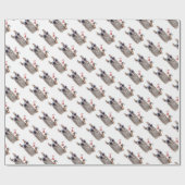 バケーションラマ ラッピングペーパー (フラット)