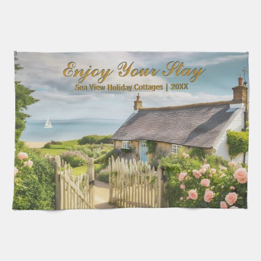 バケーションレットホリデーホームレンタルコテージ写真 キッチンタオル (横)