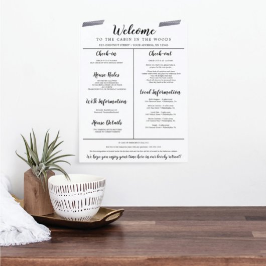 バケーションレンタルウェルカムガイドハウスルール