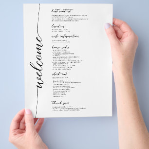 バケーションレンタルウェルカムガイドハウスルール チラシ