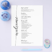 バケーションレンタルウェルカムガイドハウスルール チラシ (シングル)