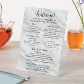 バケーションレンタルウェルカムゲストハウス情報 台座サイン (インサイチュ)