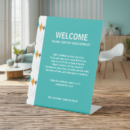 バケーションレンタルウェルカムゲストレトロスターバスト 台座サイン