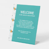 バケーションレンタルウェルカムゲストレトロスターバスト 台座サイン (正面)