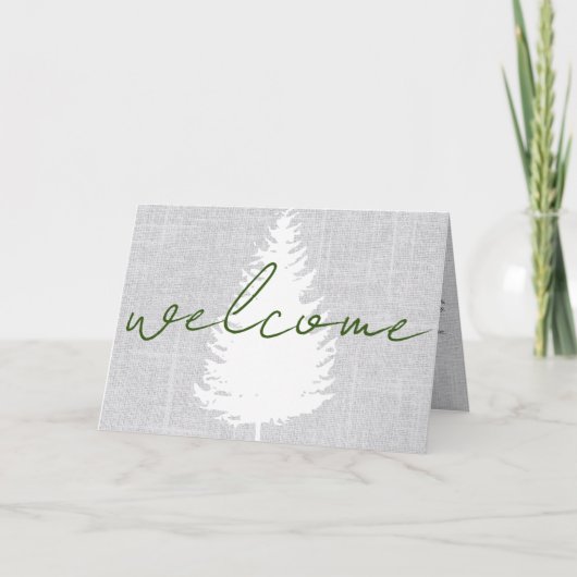 バケーションレンタルウェルカムレターキャビンAirbnbカード サンキューカード (正面)