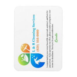 バケーションレンタルクリーナーハウスキーパー5スターレビュー マグネット