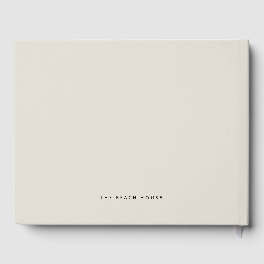 バケーションレンタルゲストコメントビーチハウスニュートラル ゲストブック (裏面)