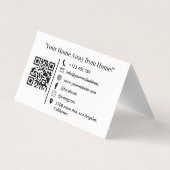 バケーションレンタルゲストハウスAirbnb QRコード 名刺 (裏面)