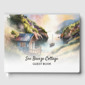 バケーションレンタルゲストブック – カスタマイズ可能 ゲストブック (正面)