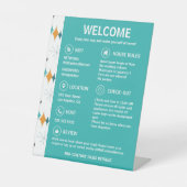 バケーションレンタルゲスト情報レトロスターバスト 台座サイン (正面)