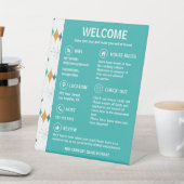 バケーションレンタルゲスト情報レトロスターバスト 台座サイン (インサイチュ)