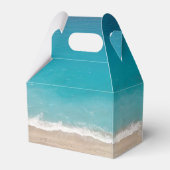 バケーションレンタルティール（緑がかった色）ブルー海ウェルカム フェイバーボックス (裏面サイド)