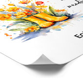 バケーションレンタルハウスウェルカムサイン ポスター (角)