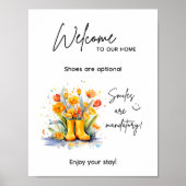 バケーションレンタルハウスウェルカムサイン ポスター (正面)