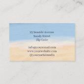 バケーションレンタルビーチシーシェル 名刺 (裏面)