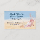 バケーションレンタルビーチシーシェル 名刺 (正面)